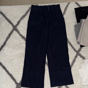 Abercrombie Navy striped trousers
